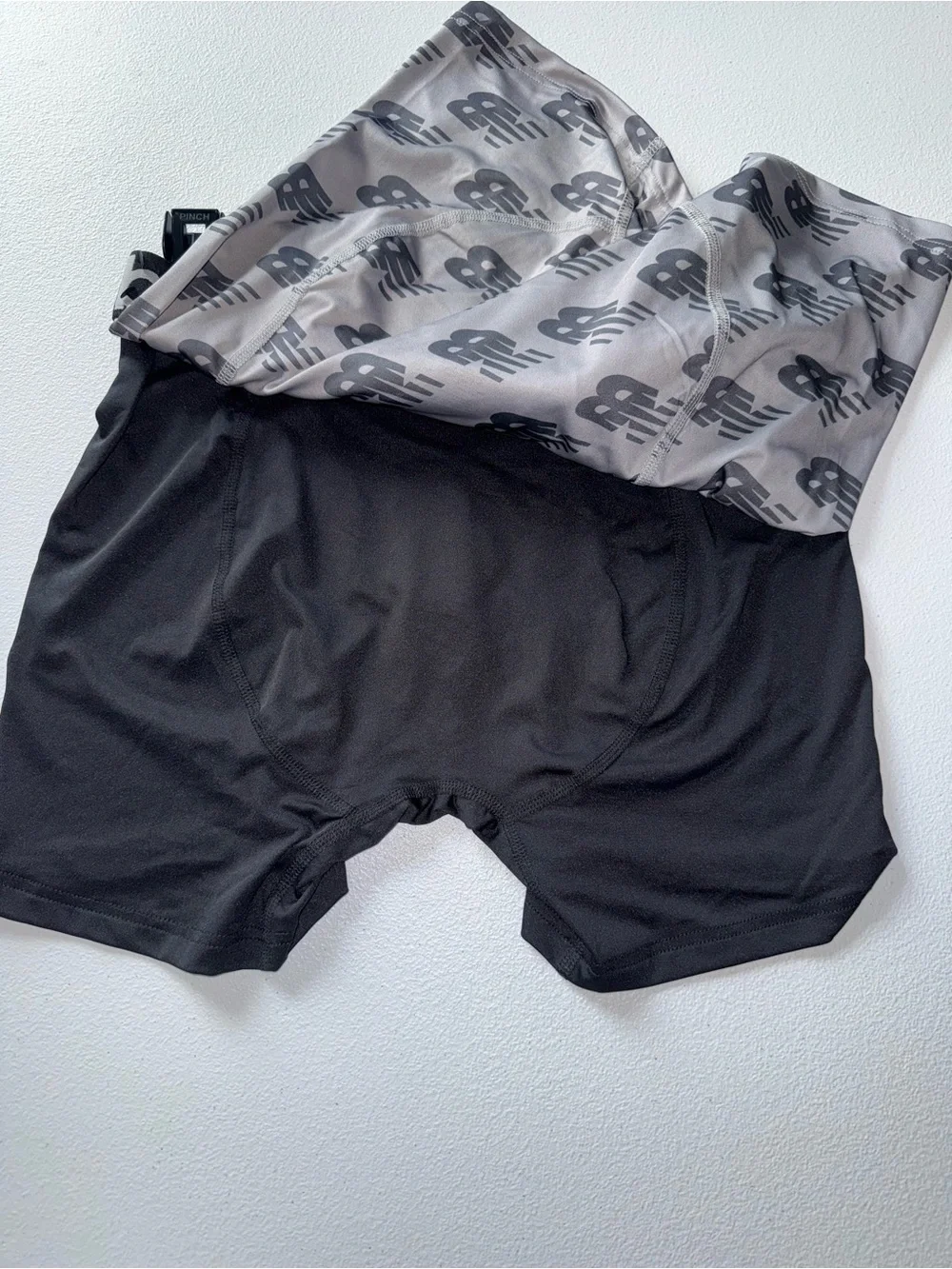 New Balance Men’s Performance Boxer Briefs 2 Pack NWT Logo Print Size M 32”-34”